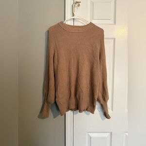 Vici Classic Camel Crew Neck Sweater